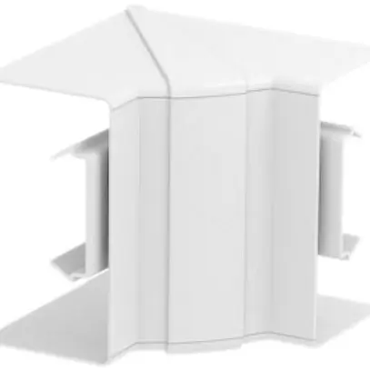 Angle intérieur Bettermann GKH variable 70×130mm sans halogènes blanc pur 