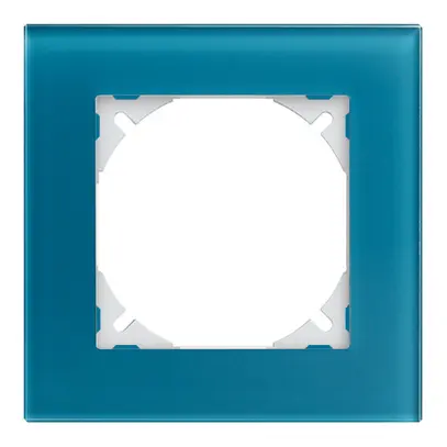 Telaio di cop. EDIZIOdue prestige 1×1 vetro indigo 