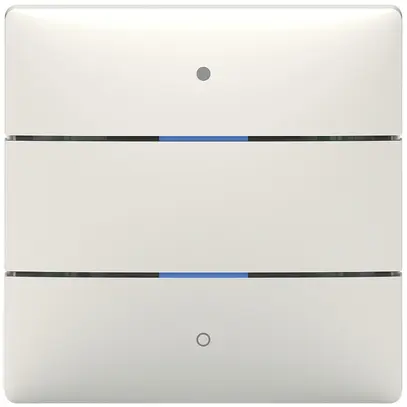 Senseur poussoir ENC Theben iON 102 KNX 2-fois avec capteur de température 