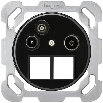 Prise d'antenne ENC TV-R-Données basico HMS B 2GHz 19db noir 