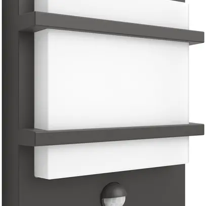 Applique LED Petronia PIR 12W 3000K 1200lm IP44, anthracite 