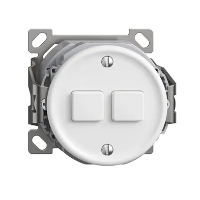 Station secondaire pour interrupteur AP 2c/2t WLAN Sdue Wiser blanc 