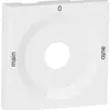 Placca front.p.interr.rotativo bianco MAIN-0-AUTO 