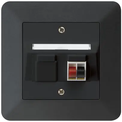 Presa INC audio kallysto.trend 1×nero morsetto per 1 altoparlante 