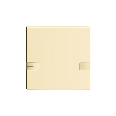 Tasto 1/1 KNX/elettronic.c.LED EDIZIOdue comando doppio vanille 