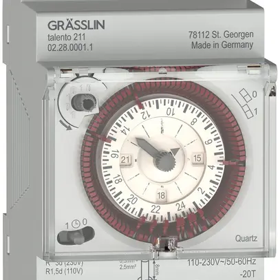 Timer AMD talento 211 1-0-Timer piombabile con morsetto a innesto 