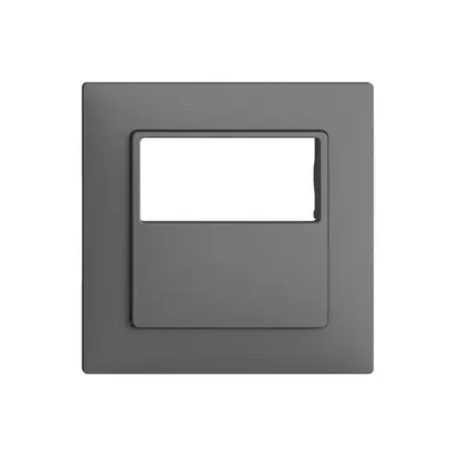 Kit frontal EDIZIOdue F p.détecteur d.mouvement pirios 180 R eco plus gris foncé 