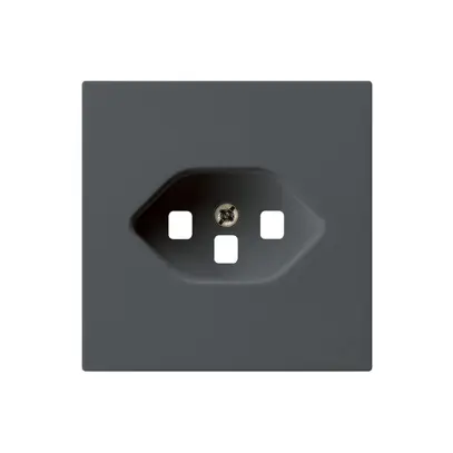 Placca frontale kallysto T23 antracite 60×60 per presa con morsetti innesto 