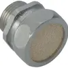 Embout d'échappement AGRO laiton M32×1.5 avec disque de filtre 