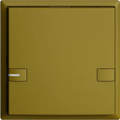 Pulsante INC KNX 1×EDIZIOdue colore olive RGB con LED 