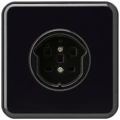 UP-Steckdose basico T25 BMI schwarz 