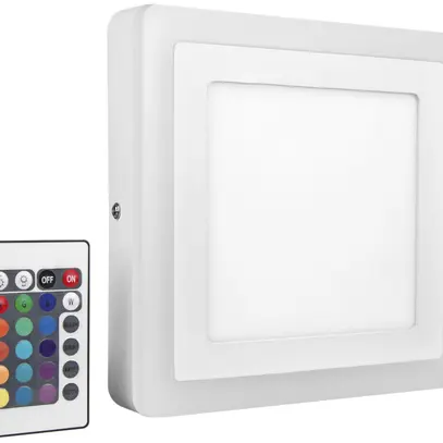 LED-Decken-/Wandleuchte LDV LED COLOR + WHITE SQ, 200mm 19W 