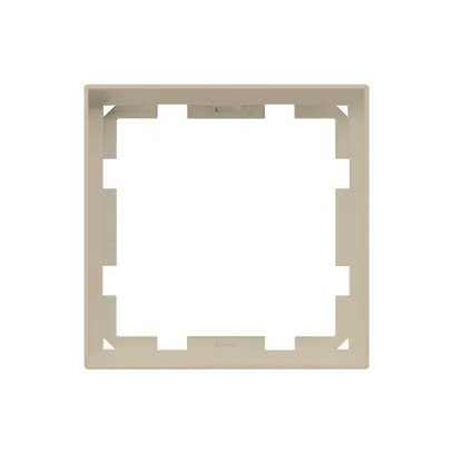 Cadre frontal KNX Hager kallysto pour thermostat beige 
