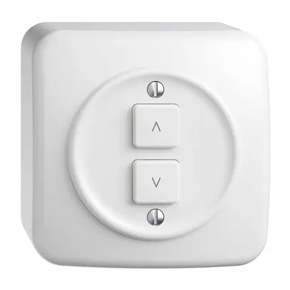 Interrupteur stores AP 1K/2T Sdue Wiser blanc 