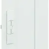 Porta ABB CT W13S, per distributore media (WiFi) 1-parte 3-file, acciaio 