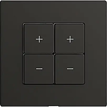 Stazione secondaria 2K/4T per dimmer Edue Wiser nero 