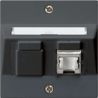 Kit di montaggio INC kallysto A cat.6 1RJ45/s antracite 