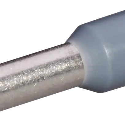 Embout de câble Ferratec DIN is. 4mm²/10mm gris 