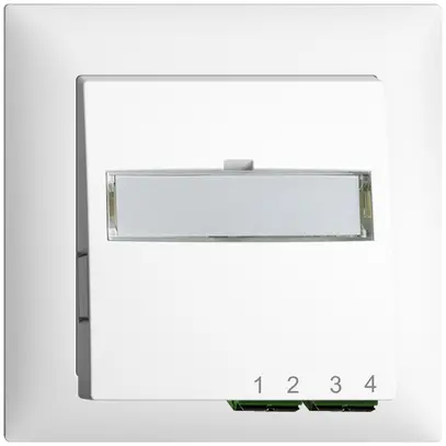 Boîte de raccordement ENC FTTH EDIZIOdue FH 2×LC APC Duplex FMI blanc 
