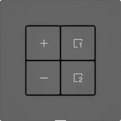 Station secondaire variateur EDIZIO.liv Wiser SNAPFIX® 1 scène 4 touches grf 