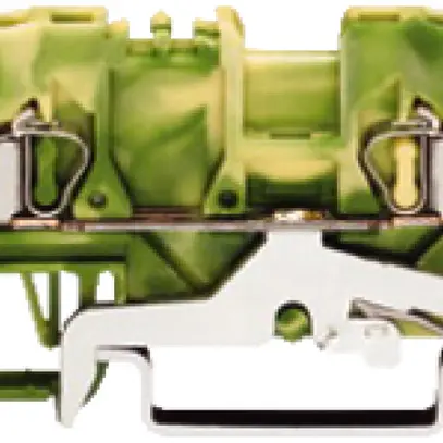 Morsetto WAGO 4L 2.5mm² verde/giallo 