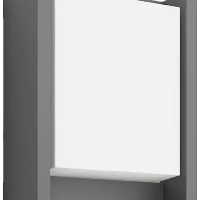 LED-Wandleuchte Philips Arbour 800lm 3000K IP44 220×165mm anthrazit 