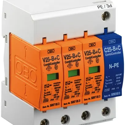 Scaricatore di sovratensione Bettermann V25-B/3LNPE 