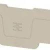 Plaque terminale Weidmüller ASEP 3C 2.5 69.5×2.1mm beige 