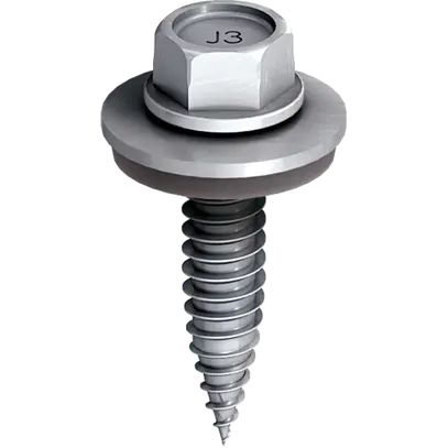 Vis autoperceuse K2 tête hexagonale avec rondelle d’étanchéité 5.5x25 
