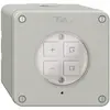Stazione secondaria AP 1K/4T per dimmer scena NEVO Wiser grigio chiaro 