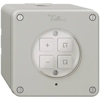 Station secondaire AP 1K/4T pour variateur scène NEVO Wiser gris clair 