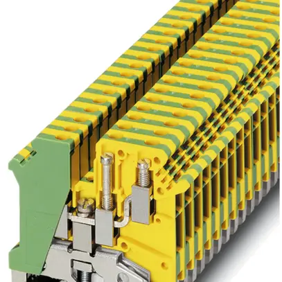 Morsetto Phoenix Contact 0.2…4mm² l=6.2mm verde/giallo 