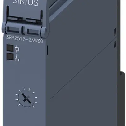 Relais temporisé Siemens SIRIUS 3RP25 12…240VUC 1C re 1.5…30s à ressort 