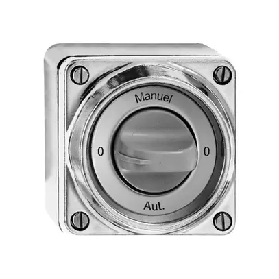 Interrupteur rot.mouillé AP 0-Auto-0-Main 2/1P Al nature 
