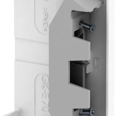 Piastra terminale Bettermann GEK-K 70×110mm bianco puro 