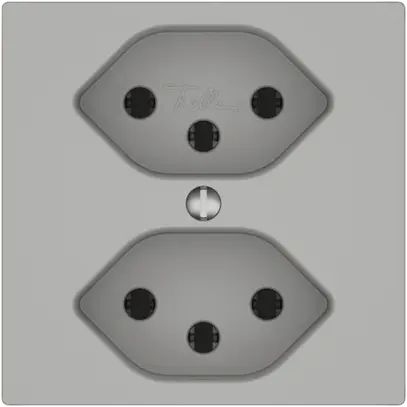 Presa EDIZIO.liv SNAPFIX® 2×T13 grc 