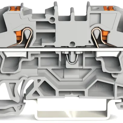 Morsetto di passaggio WAGO Top Job-S 4mm² 2L grigio serie 2204 