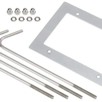 Kit ancoraggio per betume SLV per paletto luminoso LOGS POLE, 166×120mm, ac-pr 