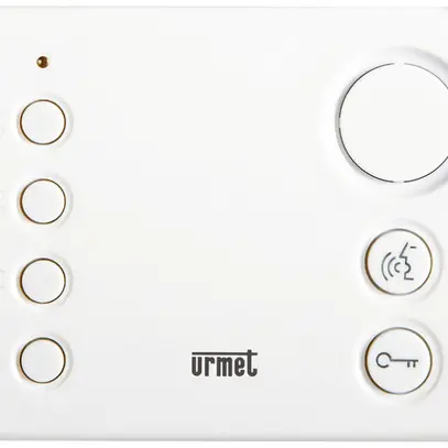 Stazione domestica audio AP Urmet Mìro, 2VOICE, posto vivavoce, 5×, 110×129×23mm 