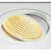 Downlight LED INS SLV NEW TRIA, 12W 1030lm 2700K 38° quadrato IP20 bianco opaco 