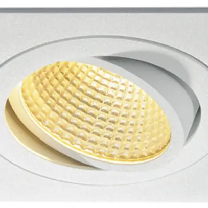 Downlight LED INS SLV NEW TRIA, 12W 1030lm 2700K 38° quadrato IP20 bianco opaco 