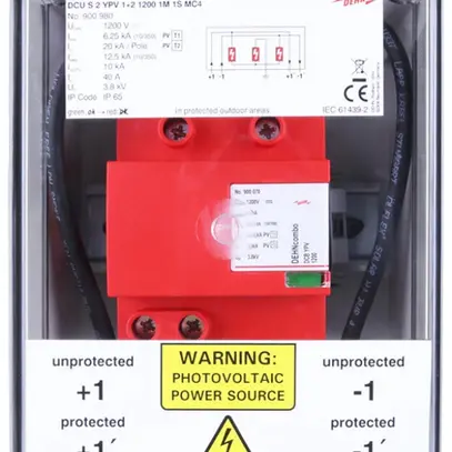 Scatola di raccordo generatore DEHN/elvatec SE DCU S 2 YPV 1+2 1200 1M 1S 