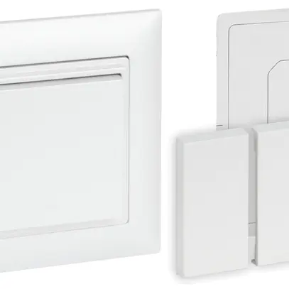 Émetteur RF mural AWAG 4-canal, Bluetooth, NFC, EnOcean, sans batterie, bc 