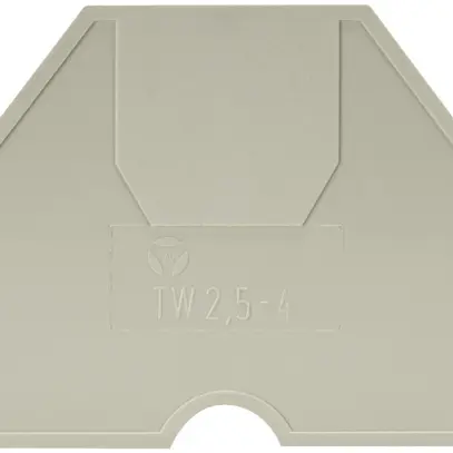 Cloison de séparation Wieland pour 4mm² gris 