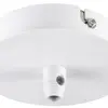 Rosone da soffitto SLV 1 uscita, Ø85×39mm con scarico di trazione bianco 