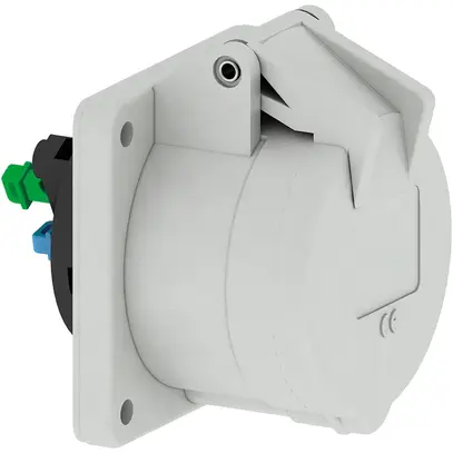 Presa INS Bals CEE TE 16A 5P >50V 1h IP44 Ni 75×75mm 