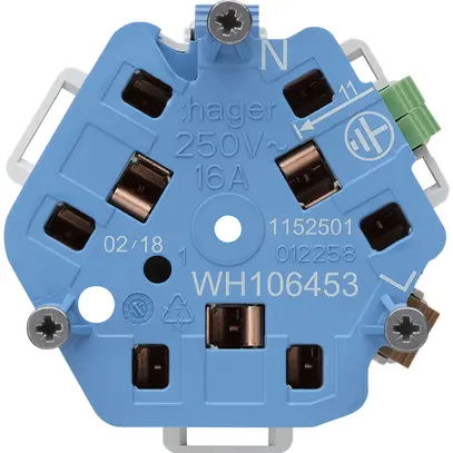 Intérieur pour prise Hager 3×T13/23 E 