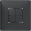 Pulsante per tapparella INC SIDUS B antracite 2 canali 