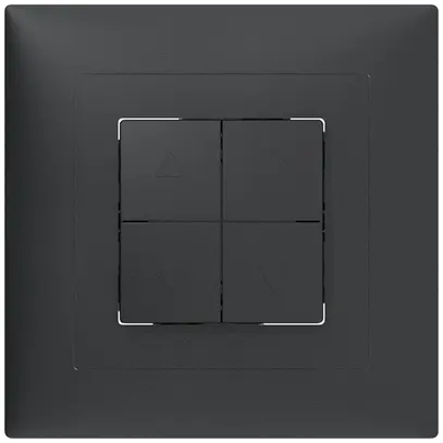 Poussoir pour stores ENC SIDUS B anthracite 2 canaux 