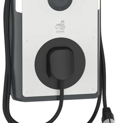 Station de charge EVlink Pro AC triphasé 1 point charge 22kW câble 5m FI type B1 